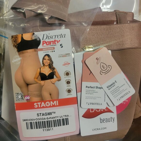 Stagmi Colombian Fajas Panty Shaper & Thong 2-Pack Ultrainvisible SMI04004 NEW! - Picture 8 of 13